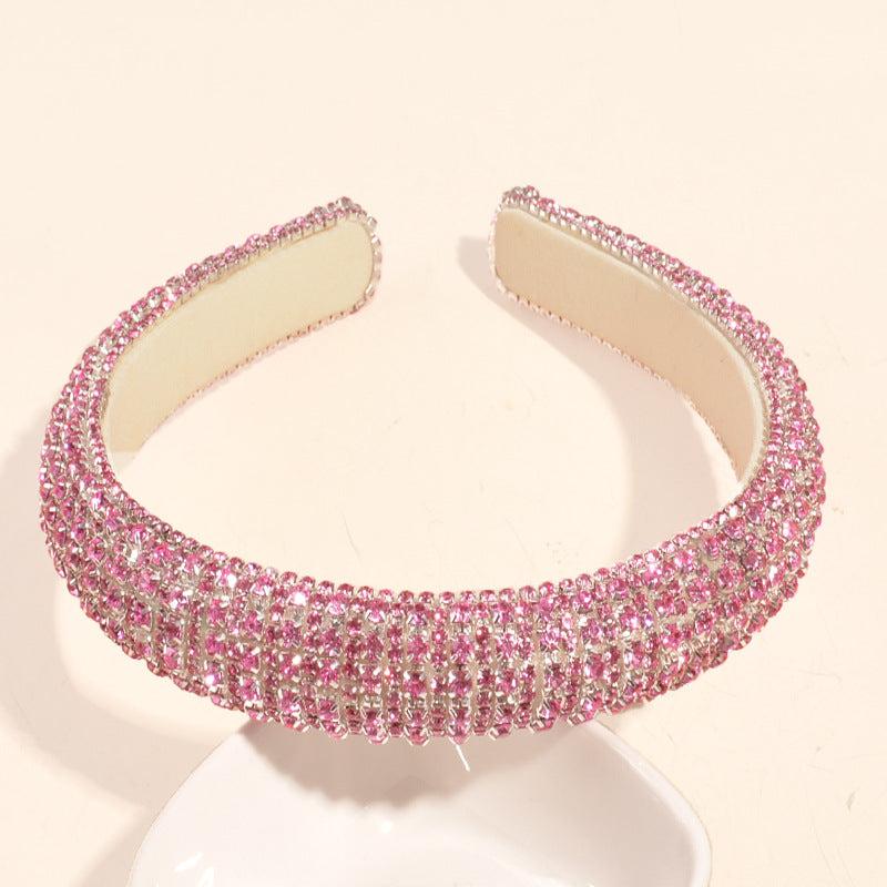 Baroque Banquet Party Hair Hoop Full Rhinestone Hair Accessories
