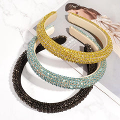 Baroque Banquet Party Hair Hoop Full Rhinestone Hair Accessories