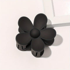 Large Flower Shaped Hair Claw Clip Ponytail Holder for Women Girls