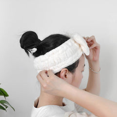 Microfiber Bowtie Headband for Girls and Women