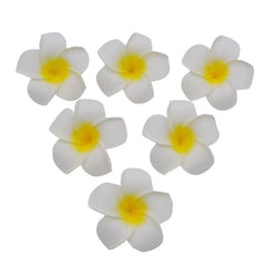 6pcs Simulation Flower Hair Clip for Seaside Bridal Hairclip Decor