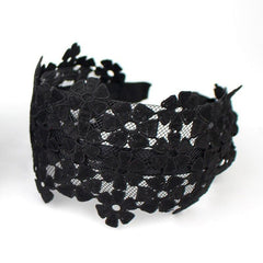 Flower Lace Headband Wide Brimmed Hair Hoop Hair Accessories