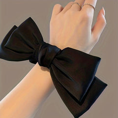 Double Bow Hair Scrunchies Sweet Ponytail Holder