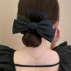 Double Bow Hair Scrunchies Sweet Ponytail Holder