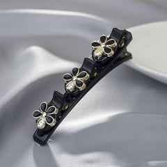 Vintage Rhinestone Faux Pearl Hairpin Barrette Hair Accessories