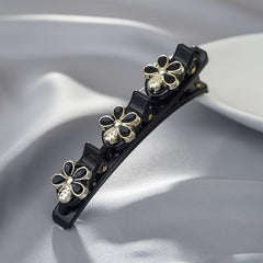 Vintage Rhinestone Faux Pearl Hairpin Barrette Hair Accessories