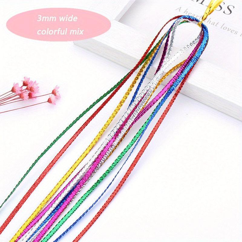 Y2K Rainbow String Hair Rope Gradient Hair Braiding Strings