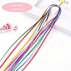 Y2K Rainbow String Hair Rope Gradient Hair Braiding Strings