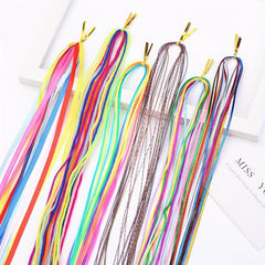 Y2K Rainbow String Hair Rope Gradient Hair Braiding Strings