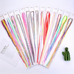 Y2K Rainbow String Hair Rope Gradient Hair Braiding Strings