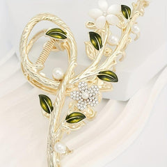 Large Flower Hair Claw Back Head Clip Hair Accessories