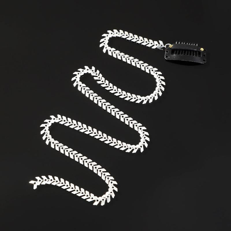 Golden Metal Chain Hairpins Tassel Hair Clips Braided Barrettes Hair Accessories