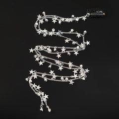 Golden Metal Chain Hairpins Tassel Hair Clips Braided Barrettes Hair Accessories