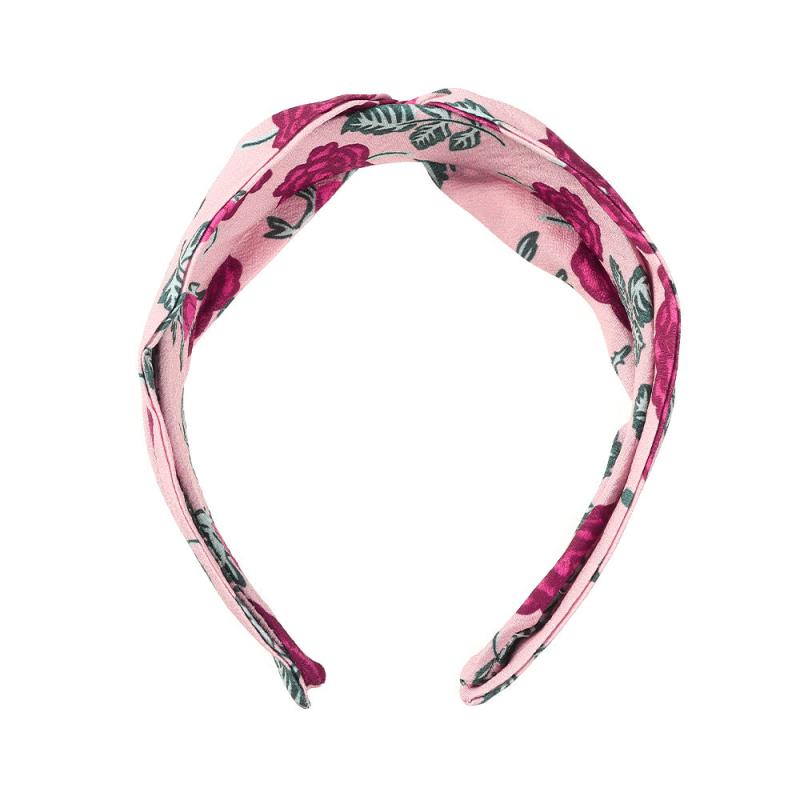 Vintage Floral Headband Cross Knot Hair Band Boho Hair Accessories