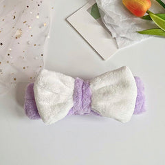 Coral Fleece Butterfly Headband Hairband Makeup Headband Female Hair Accessories