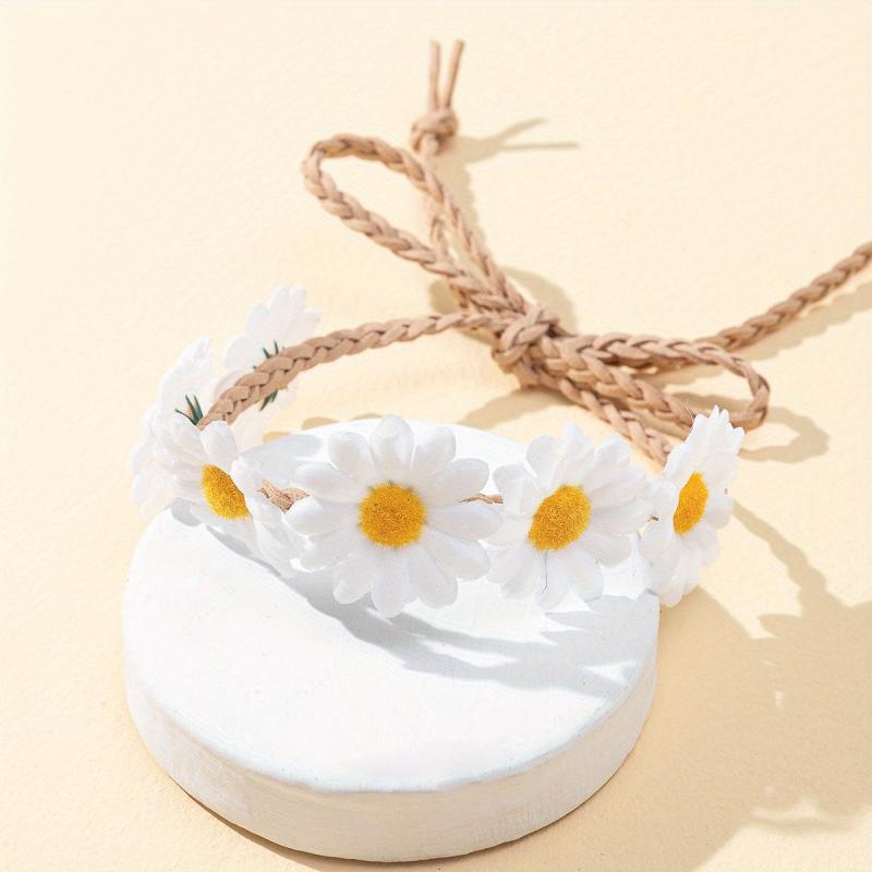 Sunflower Headband Bohemian Garland Hair Accessories Elastic Flower Crown