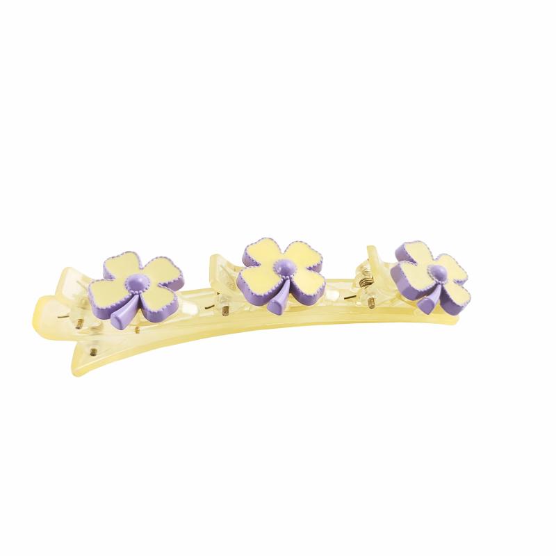 Four Leaf Clover Flower Hair Clips for Girls