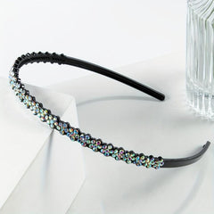 Colorful Rhinestone Hair Band Stretchy Head Hoop Nonslip Headband