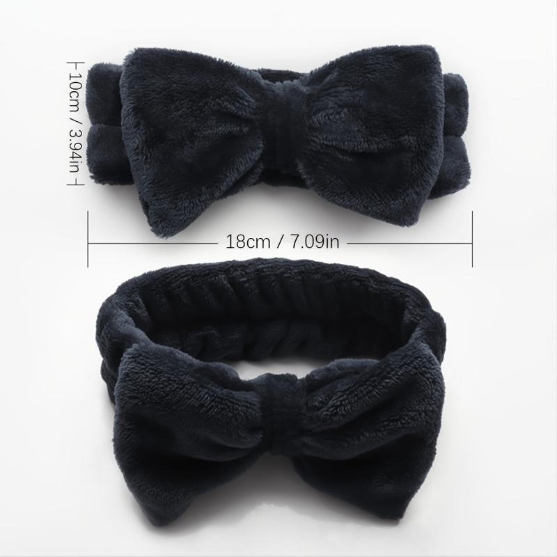 Soft Bow Hair Band Spa Headband for Women