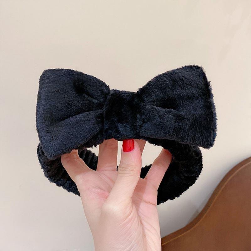 Soft Bow Hair Band Spa Headband for Women
