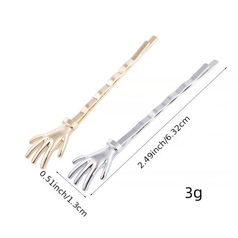 Skeleton Hand Hairpin Small Size Straight Clip Halloween