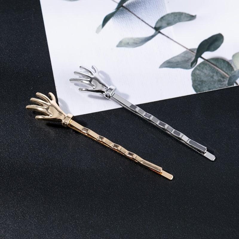 Skeleton Hand Hairpin Small Size Straight Clip Halloween