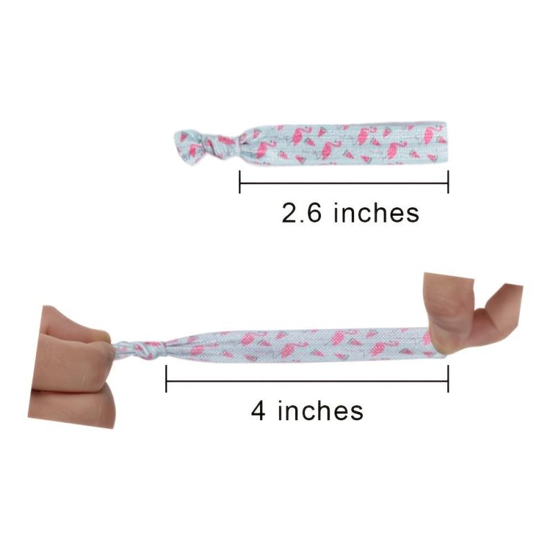 No Crease Ribbon Elastic Ponytail Holder Hair Ties Hair Styling Accessories