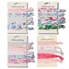 No Crease Ribbon Elastic Ponytail Holder Hair Ties Hair Styling Accessories