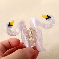 Large Acrylic Goose Hair Claw Back Head Hair Clip Non slip