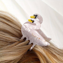 Large Acrylic Goose Hair Claw Back Head Hair Clip Non slip