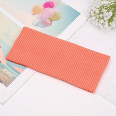 Multicolor Wide Headbands Women Elastic Thick Sweatband Non Slip