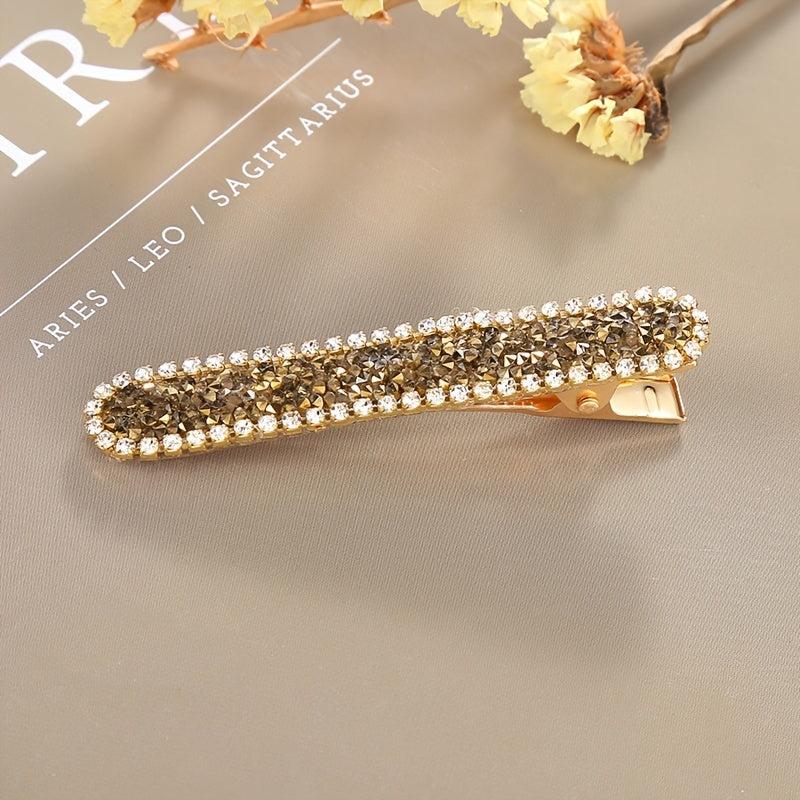 Crystal Rhinestone Hair Clip Women Metal Hair Accessories
