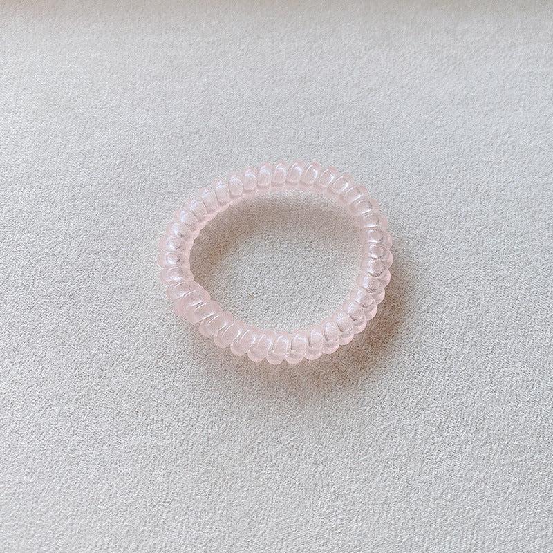 5pcs Luminous Skinny Spiral Hair Tie Hair Accessories Women Girls
