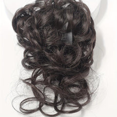 Curly Wigs Ponytail Hair Extension PVC Simulation Hair