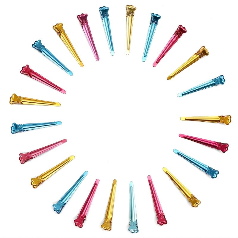 50pcs Hairpins Duckbill Thick For Hair Barber Clips Non Fixing Women Salon Slip