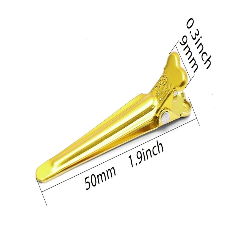 50pcs Hairpins Duckbill Thick For Hair Barber Clips Non Fixing Women Salon Slip