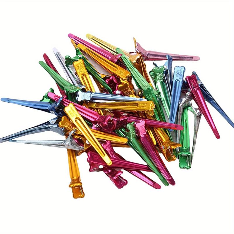 50pcs Hairpins Duckbill Thick For Hair Barber Clips Non Fixing Women Salon Slip