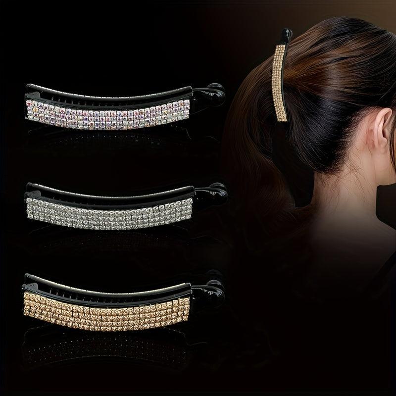 Chinese Style Rhinestone Ponytail Hair Clip