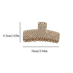 Rhinestone Pearl Metal Hair Claw Head Jewelry Hair Accessories For Thick Hair
