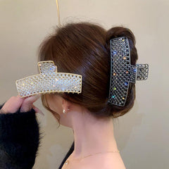 Rhinestone Pearl Metal Hair Claw Head Jewelry Hair Accessories For Thick Hair