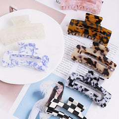 Acetate Acid Retro Hair Claw Shark Claw Ladies Hair Accessories