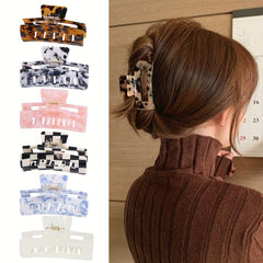 Acetate Acid Retro Hair Claw Shark Claw Ladies Hair Accessories