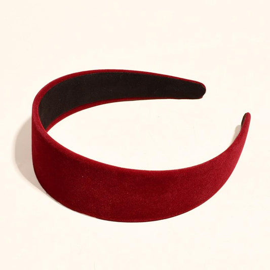Vintage Velvet Hairband Wide Headband for Women and Girls
