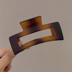 Matte Tortoise Large Claw Clips Strong Hold Hair Clips