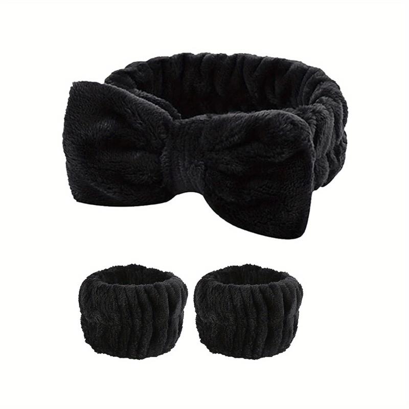 3Pcs Wrist Spa Washband Make Up Towel Band Wristband Scrunchies