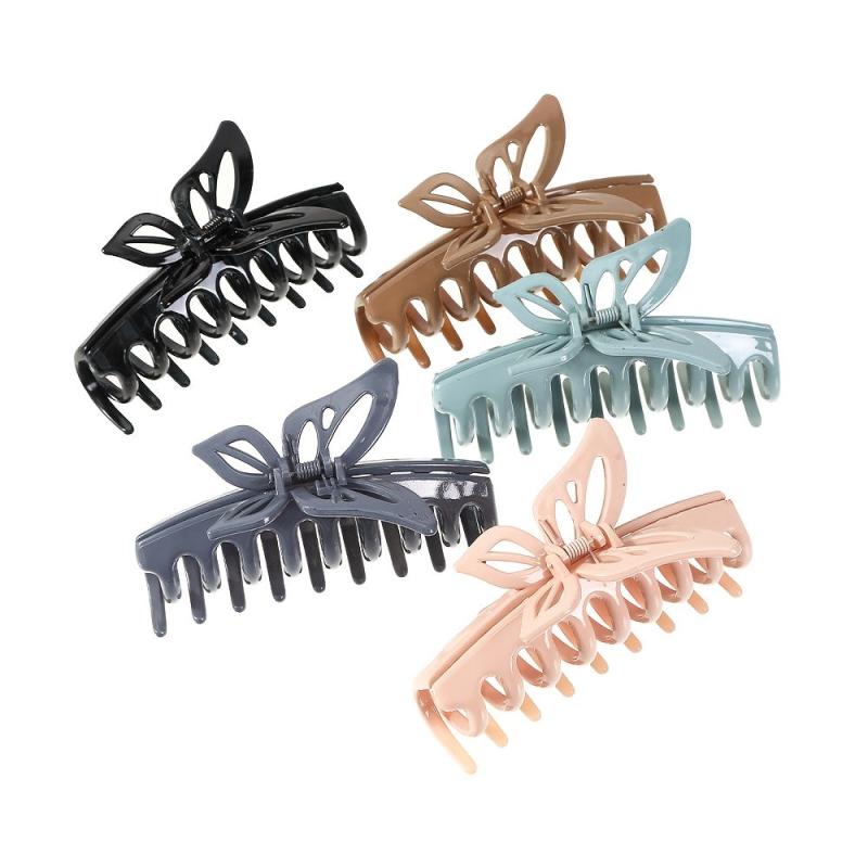 Butterfly Hair Claw Clips Strong Hold Grip Hair Jaw Clip for Thick Hair
