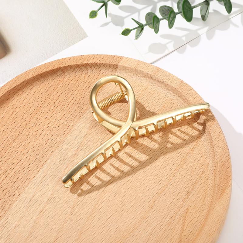 Brine Hair Claw Clips Large Golden Hair Claw Non Slip Hair Catch Barrette