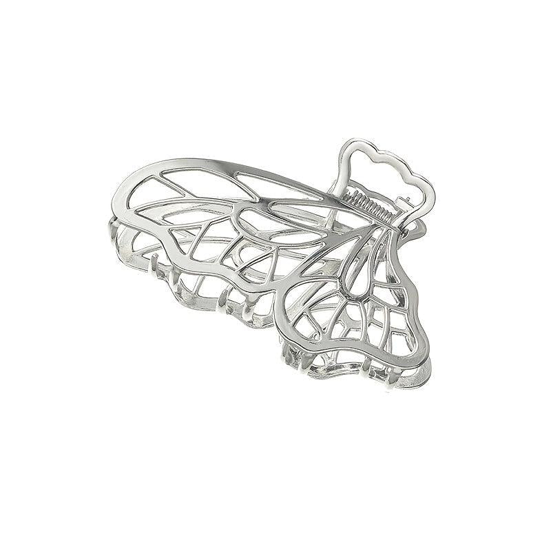Y2K Silvery Butterfly Hair Claw Clip Headdress Accessories
