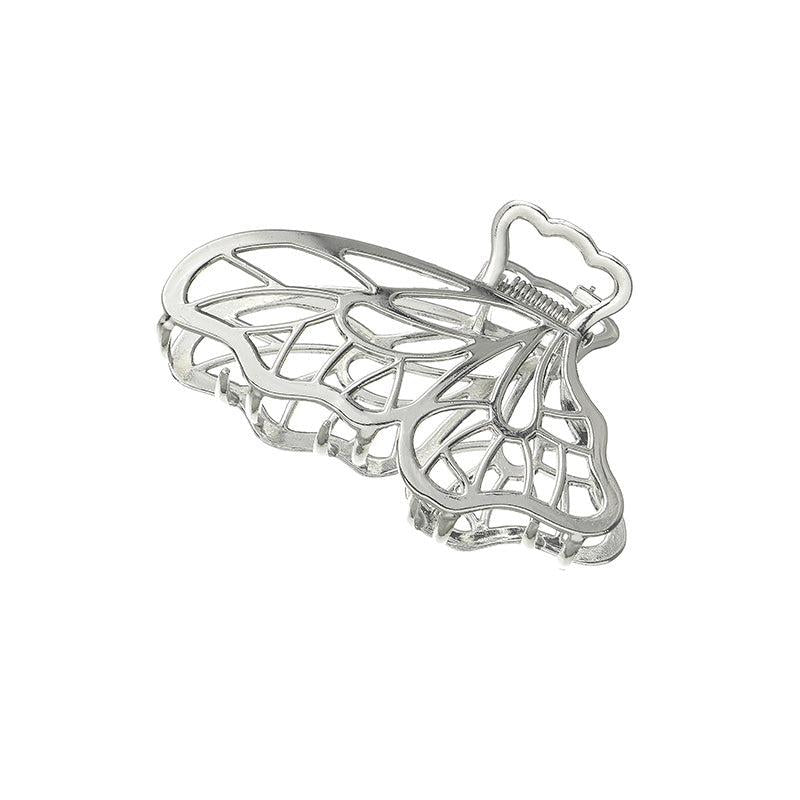 Y2K Silvery Butterfly Hair Claw Clip Headdress Accessories