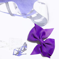 20pcs Bow Hair Clip Headband Solid Ribbon Hair Accessories Multicolor